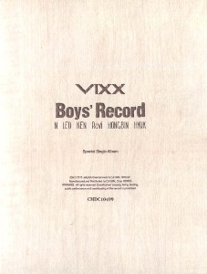 Boys&#039; Record (Special Single Album) 엘피뮤지엄