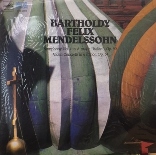 Mendelssohn : Symphony No.4 In A Major &quot;Italian&quot; Op.90 / Violin Concerto In E Minor Op.64 (The Classic Collection On Melodiya Of The Ussr) 엘피뮤지엄