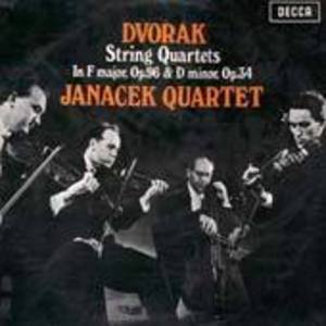 Dvorak : String Quartets In F Major Op.96 &amp; D Minor Op.34 엘피뮤지엄